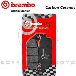 PASTIGLIE FRENO POSTERIORI BREMBO CARBON 07096 HONDA SILVER WING ABS 400 2009 - Foto 1 di 3