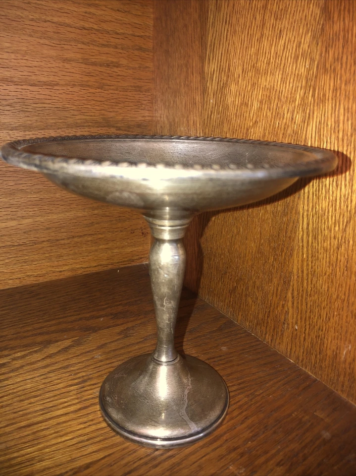English Gadroon by Gorham Sterling Silver Compote #1101 5 7/8" Tall - Image 1 of 4