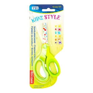 TSI Bastel Kinder Schere rund für Schule Kita Rechtshänder Edelstahl 13mm Junge - Bild 1 von 1