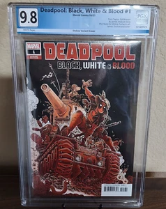 DEADPOOL BLACK, WHITE, & BLOOD #1 MARVEL COMICS STOKOE VARIANT COVER - Picture 1 of 2