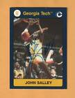John Salley Georgia Tech Signed Auto 1991 Card Detroit Pistons 1H
