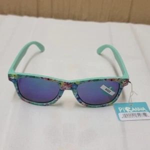 Piranha Floral Print Kidz Sunglasses Style # 62075 Mint Green - Picture 1 of 5