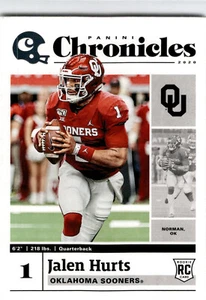 Panini Chronicles Draft Picks 2020 Jalen Hurt #14 - Imagen 1 de 2