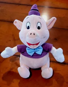 Disney; The 3 Little Pigs Piglet Fifer Pig Purple Shirt/Hat Plush-Soft Toy;10" H - Picture 1 of 21