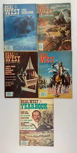Real West Magazine, Vol. 27, 1984, Vintage Western History, Pulp, Lot of 5 - Foto 1 di 22