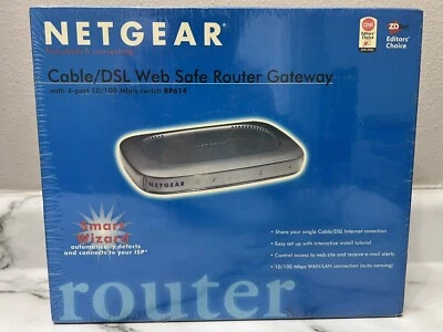 Netgear RP614 100 Mbps 4-Port 10/100 Wired Router New Sealed - Image 1 of 4