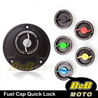 Racing CNC Quick Lock Release Fuel Cap For Kawasaki ZX-10R Ninja 2004-2005 04 05
