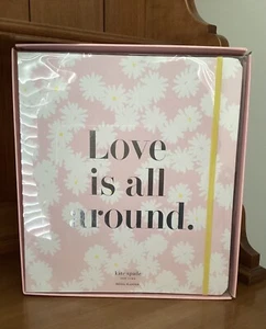 SALE! NIB Kate Spade NY Pink Bridal Planner Love is All Around - Picture 1 of 5