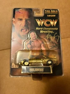 Racing Champions WCW 24k Gold Champion Series Goldberg '69 Firebird Wrestling  - Picture 1 of 2