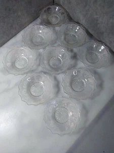 Vintage Crystal Small Bowl. Set Of 10. - Picture 1 of 4