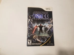 Manual Only - Star Wars The Force Unleashed (Nintendo WII) - Picture 1 of 1
