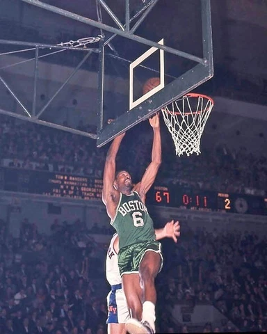 1958 Boston Celtics BILL RUSSELL Glossy 8x10 Photo Print Poster HOF 75 Cover