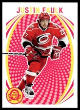 2013-14 O-Pee-Chee RETRO Justin Faulk Carolina Hurricanes #377 R51