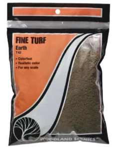 Woodland Scenics Fine Turf-Earth (12Oz) WOO42 - Picture 1 of 3