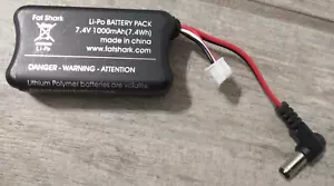 Li-Po 7.4V 1000mAh Fat Shark Dominator Battery - Picture 1 of 3