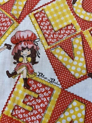 Petticoats and Pantaloons Vintage Fabric Remnant 42" x 44" Love Patchwork - Image 1 of 4