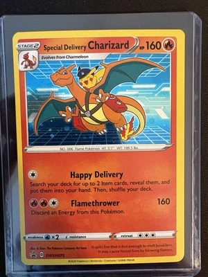 Special Delivery Charizard SWSH075 SWSH: Sword & Shield Promo Cards Holo 📬🔥 - Image 1 of 4