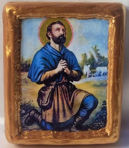 Saint Isidoros Isidore Αγ. Ισιδωρος Catholic & Eastern Greek Orthodox Icon - Picture 1 of 10