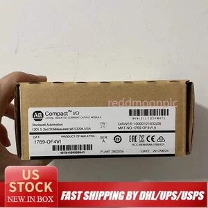 New Factory Sealed AB 1769-OF4VI Ser A CompactLogix A/O Voltage Module 1769OF4VI - Picture 1 of 5