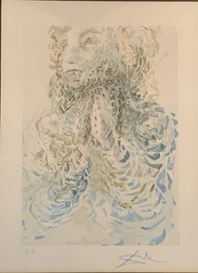 Salvador Dali DIVINE COMEDY PARADISE #17 Signed & Numbered Wood Block Engraving - Picture 1 of 6