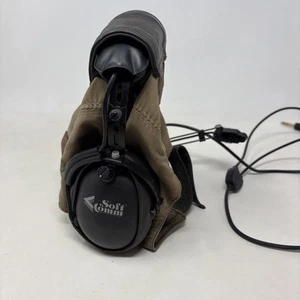 SoftComm Aviation Headset Black with Microphone TESTED! WORKS! - Bild 1 von 11