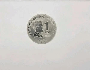 Philippines 1997 1 Piso Bangko Sentral Series Novelty Coin.75mm.Used. - Picture 1 of 4