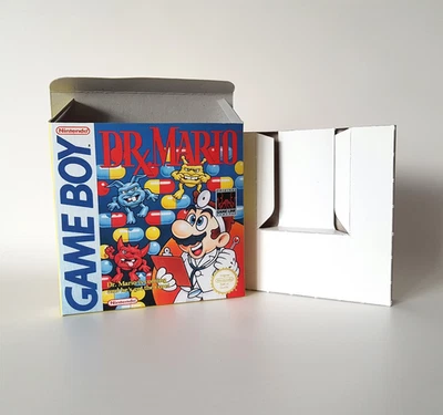 Dr. Mario UKV PAL Nintendo Game Boy Empty Replacement Box & Tray - Image 1 of 4