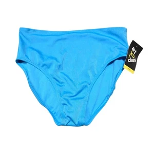 NEW Art Class Blue Swimsuit Bottoms UPF 50+ Ribbed Lined Bikini Bottom Girls XXL - Picture 1 of 7