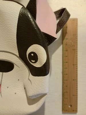 small cute french bulldog bag, cartoon style, handmade (NEW) - Imagen 1 de 3