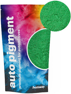 Hemway Automotive Powder Pigment Metallic Apple Green For Pearl Auto Paint 50g • 12.79€