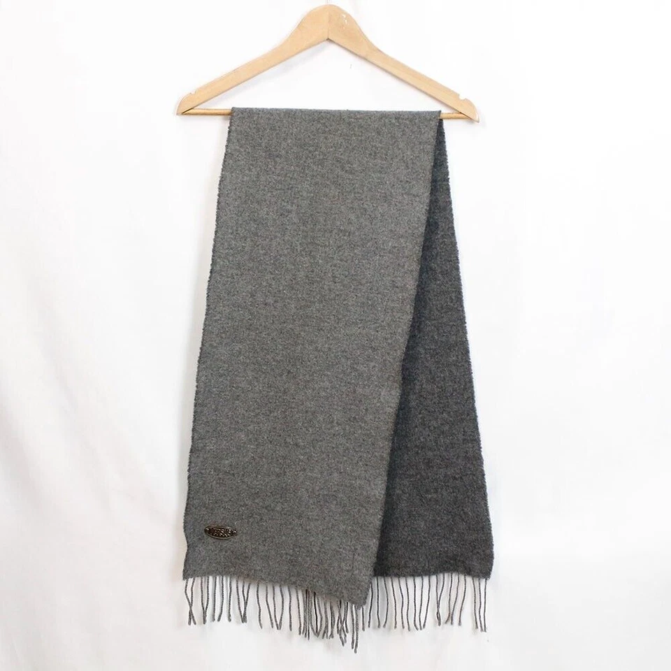 Sciarpa Versus Versace 100% lana colore grigio 140x30 - Imagen 1 de 4