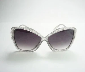 Butterfly Sunglasses Oversized Retro Large gray fade - Picture 1 of 9