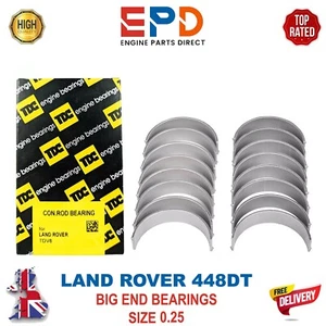 LAND ROVER RANGE ROVER 4.4L TDV8 DIESEL 448DT CONROD BEARINGS 0.25 TDC BEARINGS - Picture 1 of 5