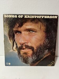 KRIS KRISTOFFERSON - SONGS OF KRISTOFFERSON - ENREGISTREMENT VINYLE COLUMBIA LP - 1977