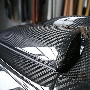 Carbon Fiber Sticker Decal Textured Vinyl Wrap Decal Bubble Free Air Release - Picture 1 of 16