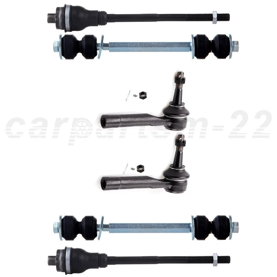 Para GMC Yukon XL 1500 2001-2006 suspensión 4x extremos de barra estabilizadora 2x kit de eslabones de barra estabilizadora Foto 1 de 1