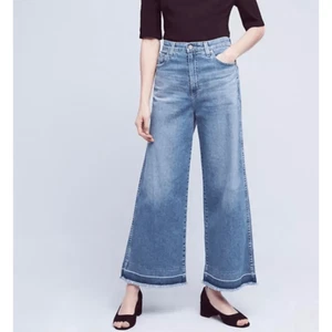 Adriano Goldschmidt Yvette High Rise Wide Leg Jeans Size 31 19 YEARS ILLUMINATE - Picture 1 of 16