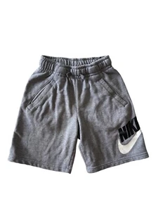 Nike Athletic Shorts Gray Boys Size Small 20” Waist Good Condition - Picture 1 of 8