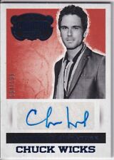 2014 Panini Country Music Autograph Trading Card Blue Chuck Wicks