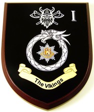 1ST BTN ROYAL ANGLIAN REGIMENT THE VIKINGS REGIMENTAL FULL FACE MESS PLAQUE