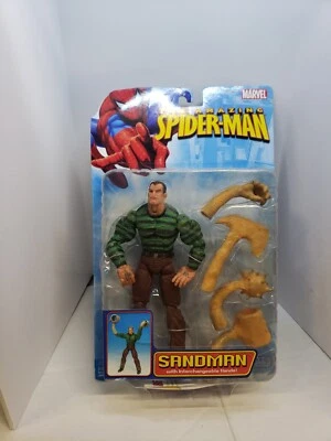 ¡Nueva figura posable Spider-Man Sandman 2006 con manos intercambiables! S185 Foto 1 de 4