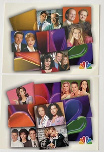 Vintage NBC Must See TV Cards *Lot of 2* ER Frasier Friends 3rd Rock Law Order - Picture 1 of 5