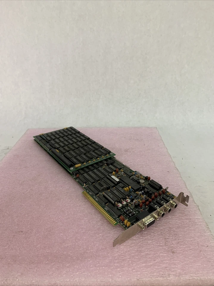 Matrox PIP-512B Video Card w/Daughtboard 239-0201 ISA - Image 1 of 4