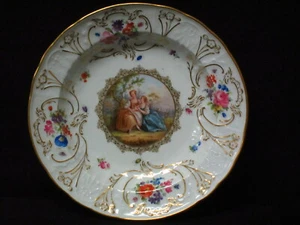 MEISSEN SELTENER TELLER -DREI KAISER SERVICE- UM 1820 1.WAHL - Bild 1 von 5