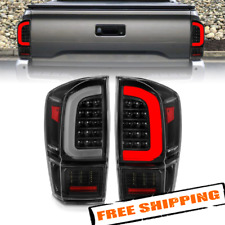 ANZO 311400 Sequential Signal Full LED C Bar Tail Lights for 16-23 Toyota Tacoma