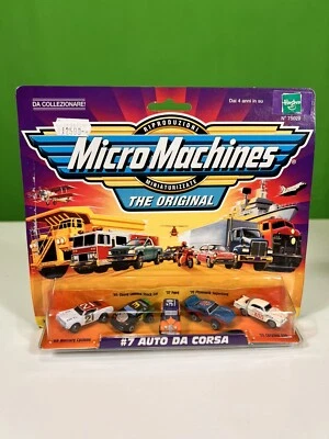 MICRO MACHINES #07 AUTO DA CORSA VINTAGE 1998 GALOOB HASBRO 75029 IN SEALED BOX - Immagine 1 di 3