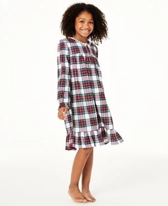 Family Pajamas Little & Big Kids Girls Matching Stewart Plaid Nightgowns - Picture 1 of 4