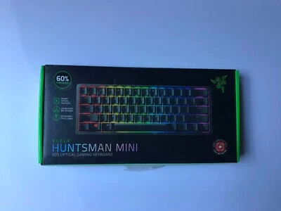 Razer Huntsman Mini 60% Keyboard: Linear switches with shine through keycaps - Image 1 of 3