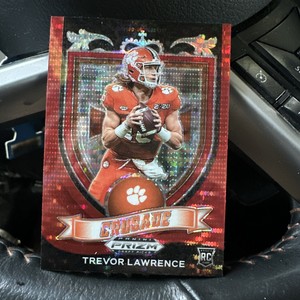 2021 Panini Prizm Draft Picks Red Pulsar  #161 Trevor Lawrence RC  CLEMSON Sp