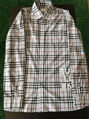 Burberry Men's Sandor Check Long-Sleeve Sport Shirt XXL 100% Authentic 🔥 - Image 1 of 4